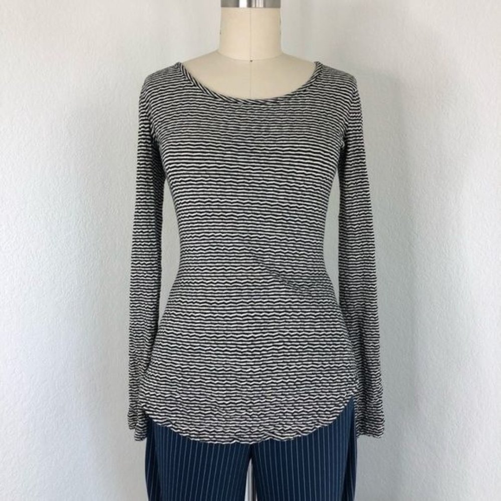 Marissa Webb Rosa Lace Up Tee Reversible - Picture 2 of 11